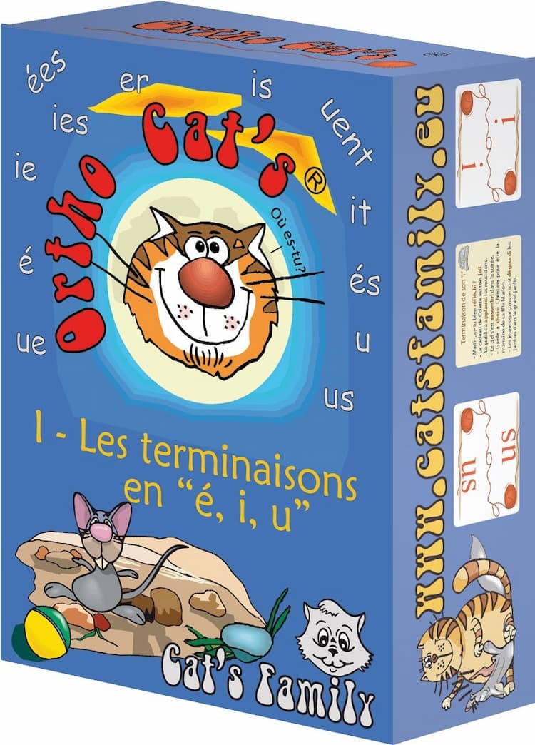 Boîte du jeu : Ortho Cat's 1 - Les terminaisons en "é, i, u"