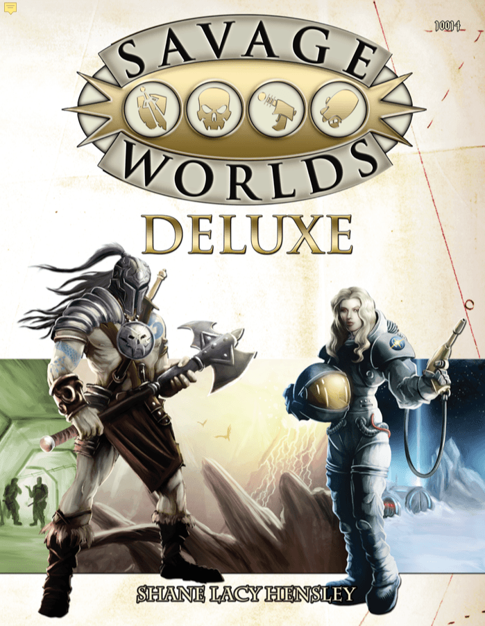 Boîte du jeu : savage worlds Deluxe