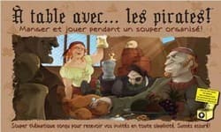 Boîte du jeu : À table avec... Les pirates!