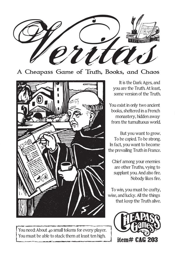 Boîte du jeu : Veritas