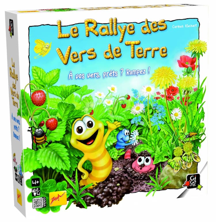 Boîte du jeu : Le Rallye des Vers de Terre