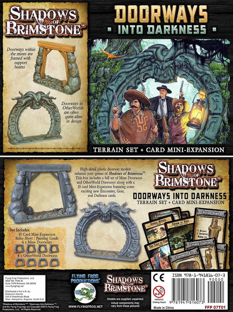 Boîte du jeu : Shadows of Brimstone - Doorways Into Darkness (Terrain and Card Expansion)