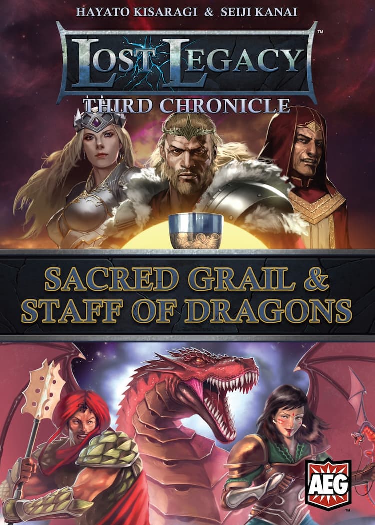 Boîte du jeu : Lost Legacy: Third Chronicle – Sacred Grail & Staff of Dragons
