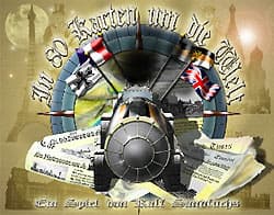 Boîte du jeu : In 80 Karten um die Welt