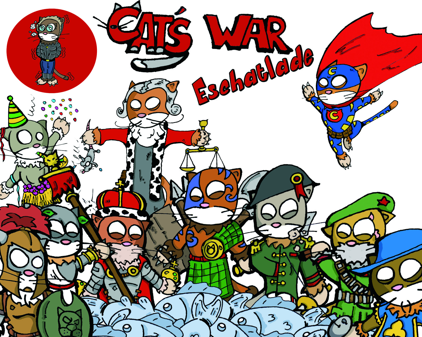 Couverture de Cats' war : eschatlade