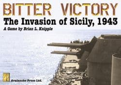 Boîte du jeu : Bitter Victory : The Invasion of Sicily 1943