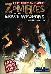 Couverture de Zombies with Grave Weapon Miniature Set