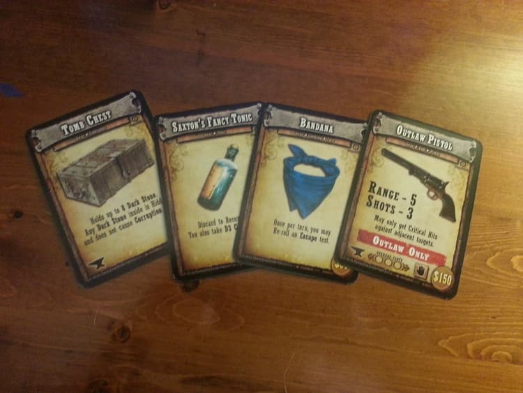 Boîte du jeu : Shadows of Brimstone - Cartes Promos