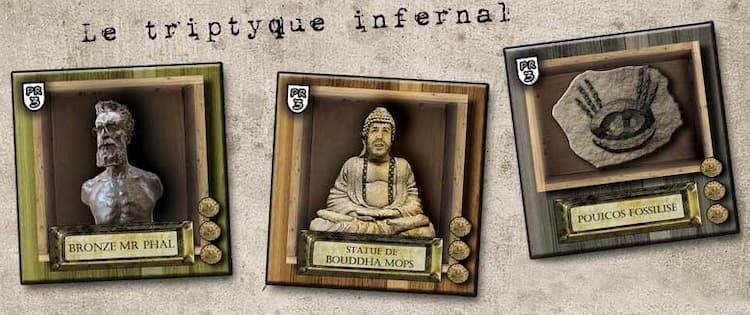 Boîte du jeu : Archaeologia : le triptique infernal