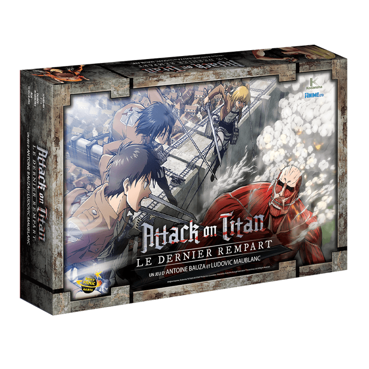 Boîte du jeu : Attack on Titan : Le Dernier Rempart