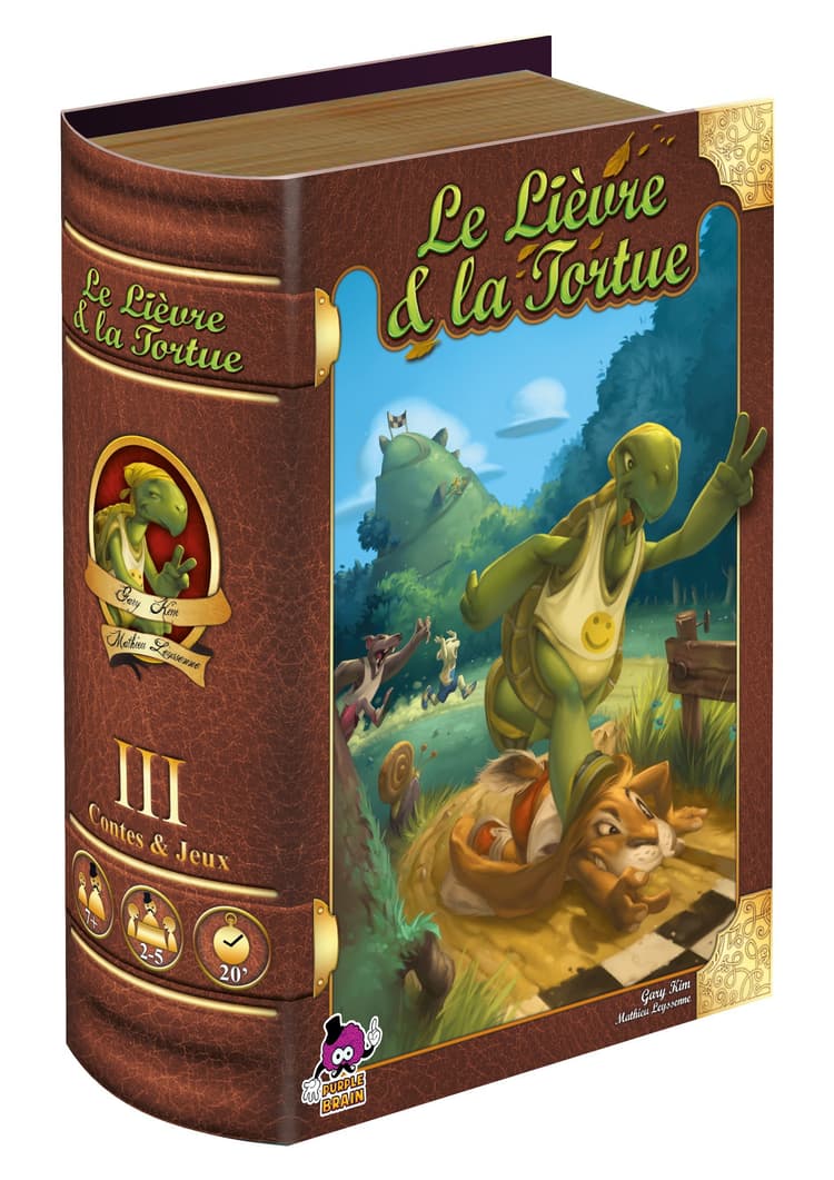 Boîte du jeu : Le lièvre et la tortue