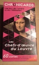 Couverture de Chronicards : Les Chefs-d'oeuvre du Louvre