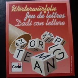 Boîte du jeu : Jeu de lettres