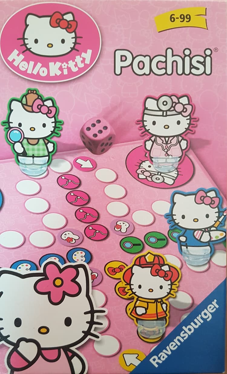 Boîte du jeu : Hello Kitty, Pachisi