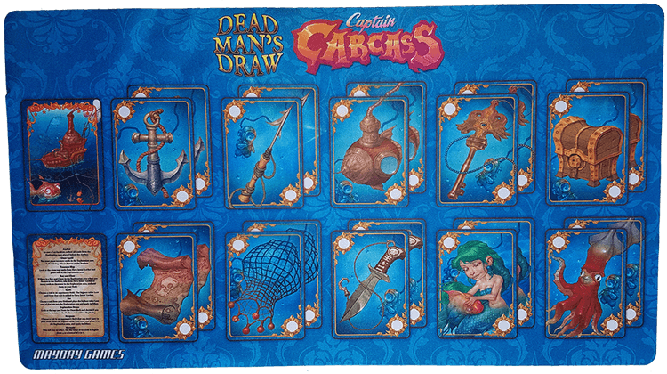 Boîte du jeu : Cap'tain Carcasse - Playmat individuel