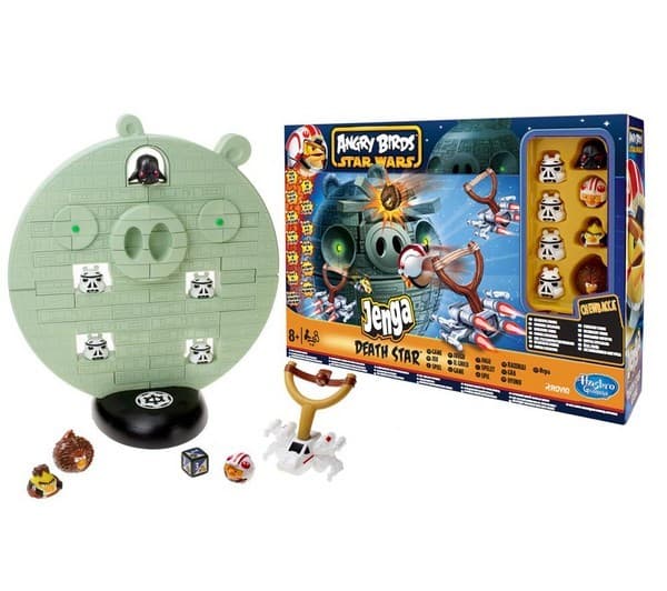 Boîte du jeu : Angry birds star wars Jenga death star
