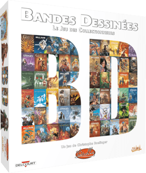 Boîte du jeu : Bandes Dessinées : Le jeu des collectionneurs.