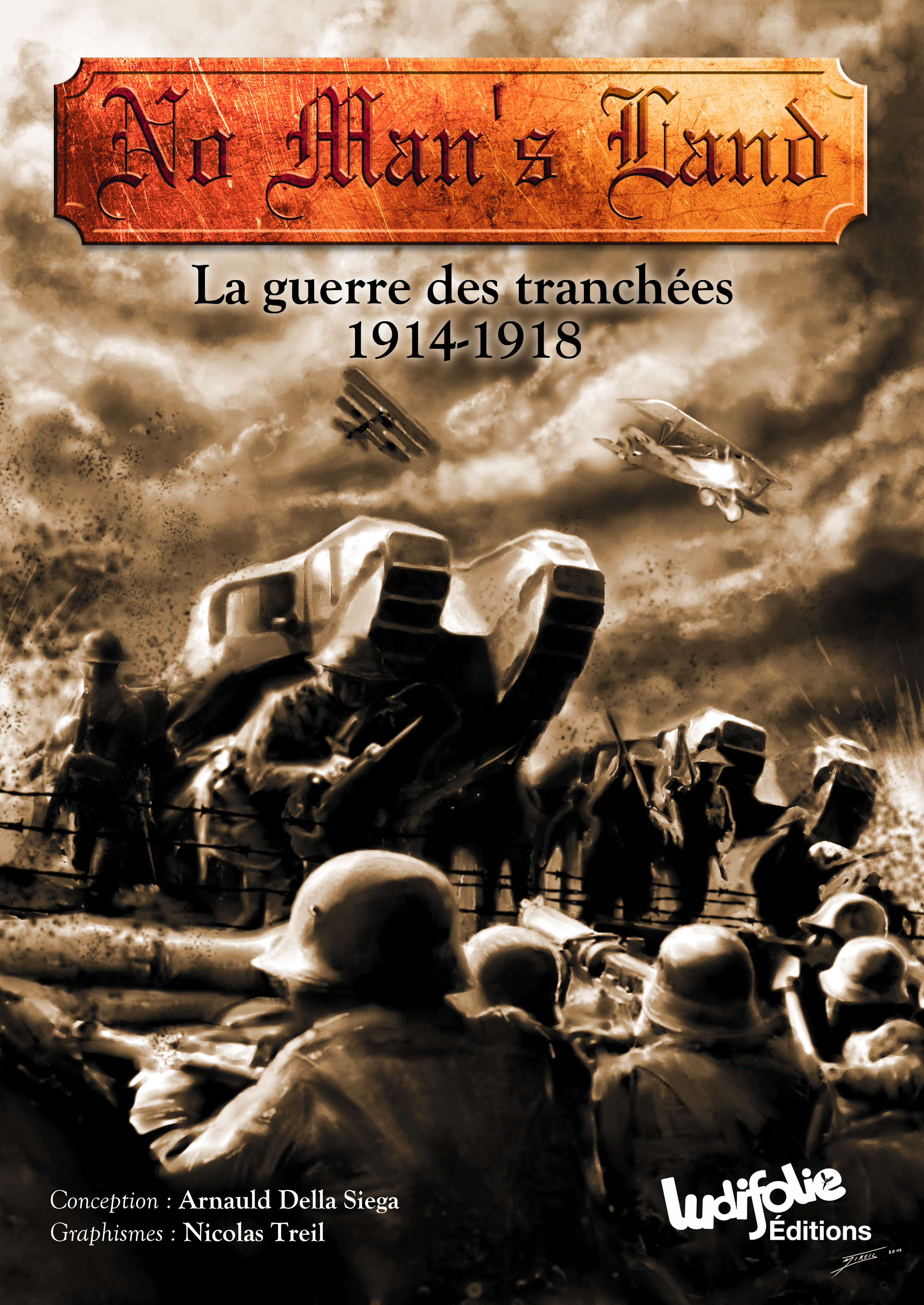 Couverture de No Man's Land - La guerre des tranchées 1914-1918