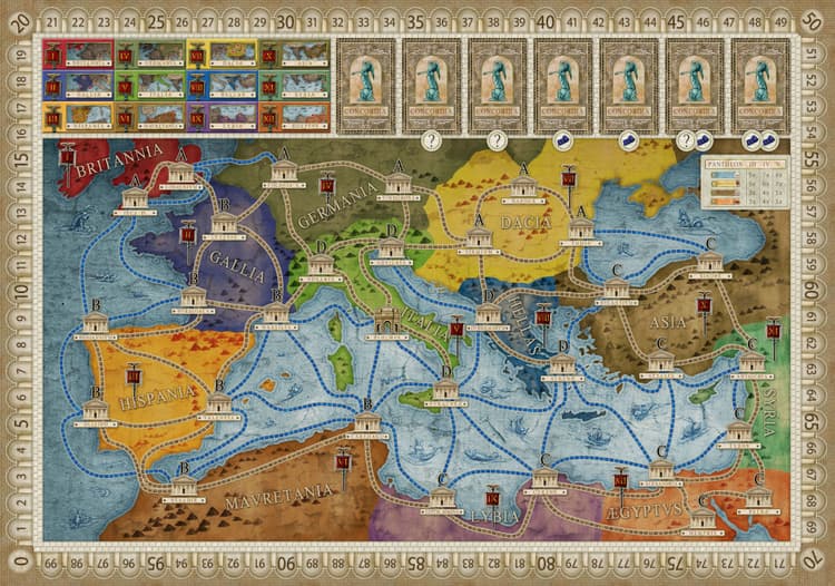 Boîte du jeu : Concordia