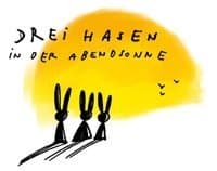 Logo de Drei Hasen in der Abendsonne