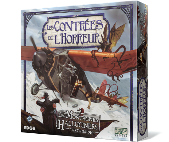 Boîte du jeu : Les Contrées de l'Horreur - Les Montagnes Hallucinées