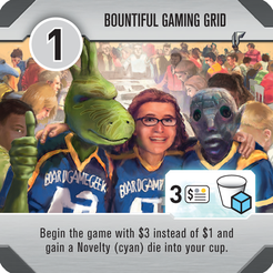 Couverture de Roll for the Galaxy - Tuile bonus Bountiful Gaming Grid