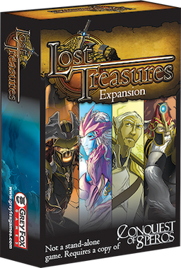 Couverture de Lost Treasures: Expansion for Conquest of Speros