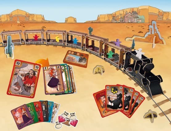 Boîte du jeu : Colt Express : Chevaux & Diligence