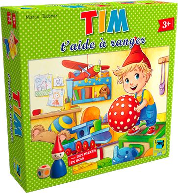 Boîte du jeu : Tim t'aide à ranger