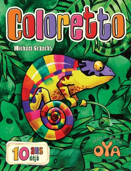 Boîte du jeu : Coloretto : 10 ans déjà