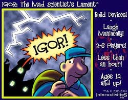 Couverture de Igor : The Mad Scientist's Lament