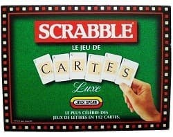 Boîte du jeu : Scrabble - le jeu de cartes Luxe