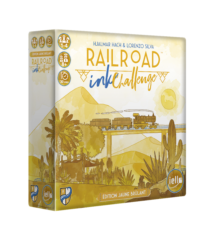 Boîte du jeu : Railroad Ink Challenge - Édition Jaune Brûlant