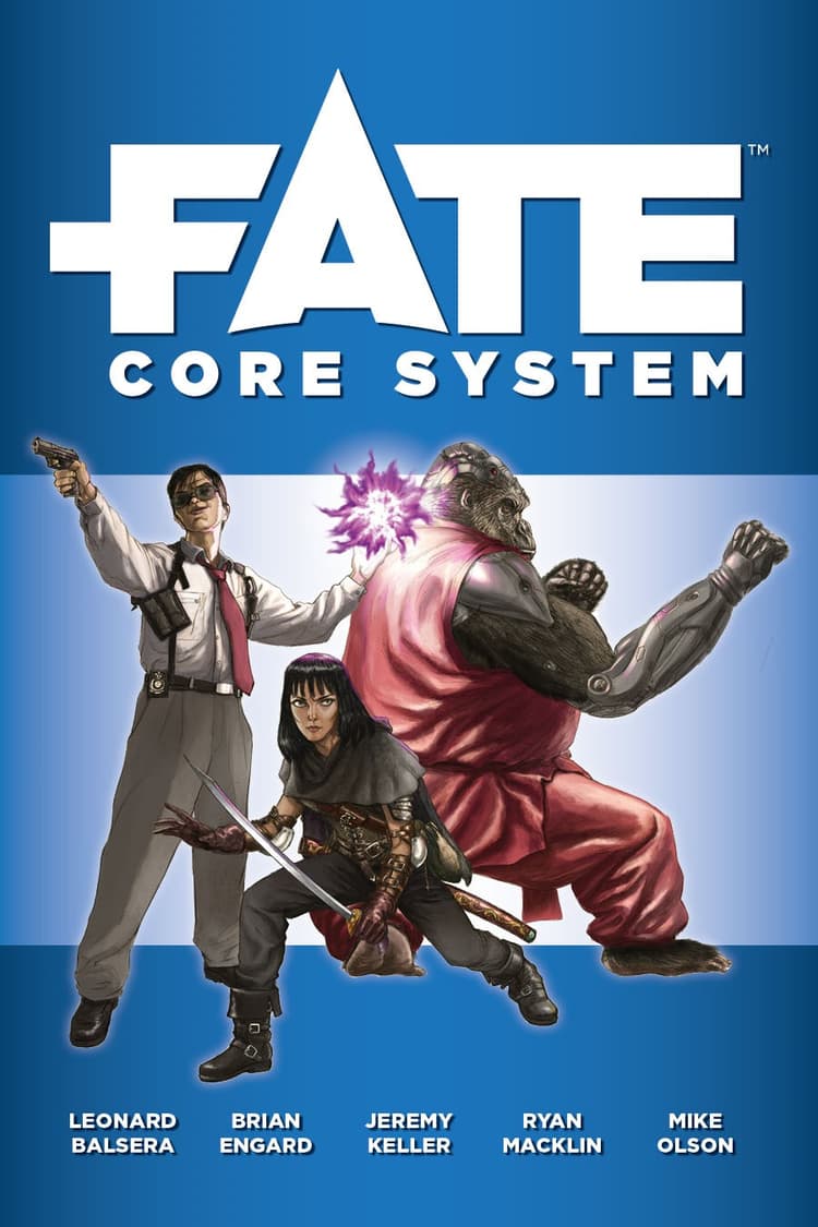Boîte du jeu : FATE Core system