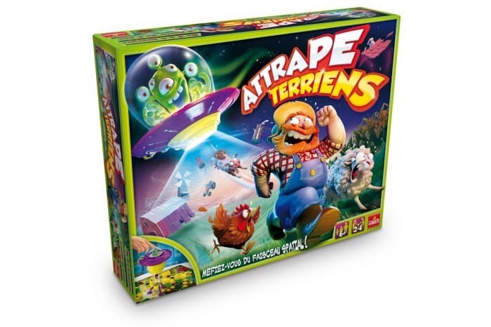 Boîte du jeu : Attrape Terriens