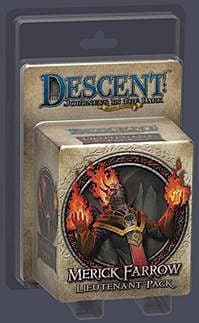 Boîte du jeu : Descent : Voyages dans les Ténèbres ! - Pack Lieutenant Merick Farrow