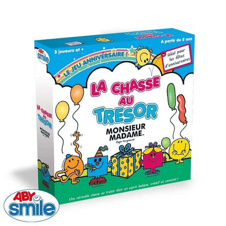 Boîte du jeu : La chasse au trésor Monsieur Madame