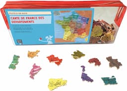 Couverture de Jeu des Régions - Carte de France des Départements