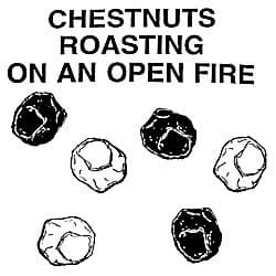 Couverture de Chestnut roasting on an open fire