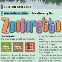 Couverture de Zooloretto : chantiers de construction