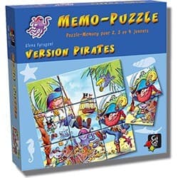 Couverture de Memo-Puzzle : Version Pirates