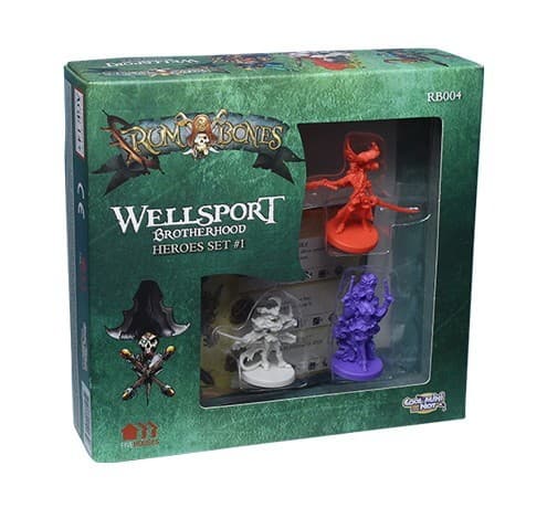 Boîte du jeu : Rum And Bones: Wellsport Brotherhood Heroes Set 1