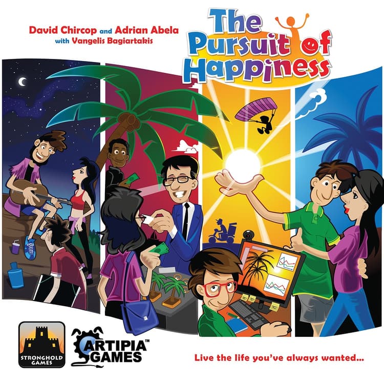 Boîte du jeu : The Pursuit of Happiness, 2nd edition