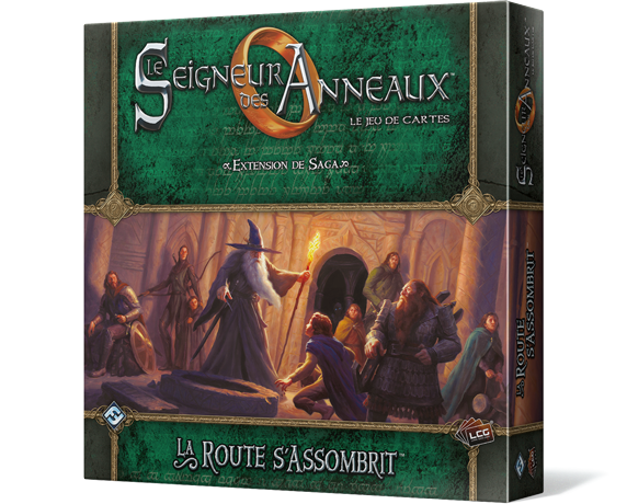 Boîte du jeu : Le Seigneur des Anneaux JCE : La Route s'Assombrit