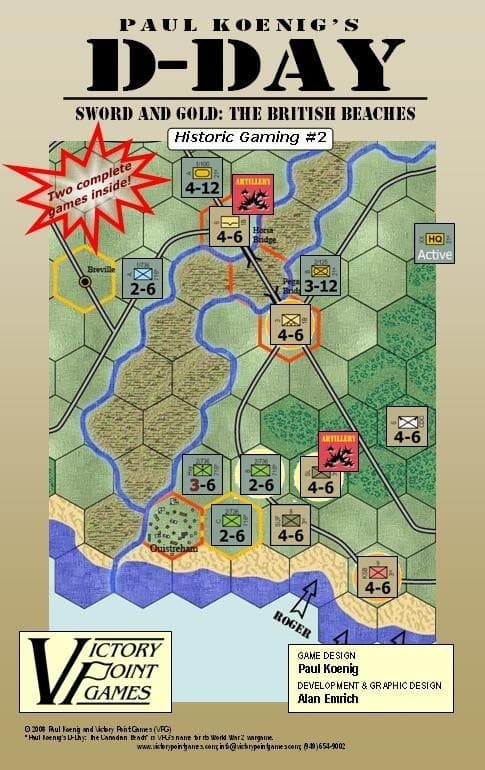 Boîte du jeu : Paul Koenig's D-DAY: Sword and Gold