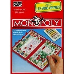 Boîte du jeu : Monopoly - Les bons voyages