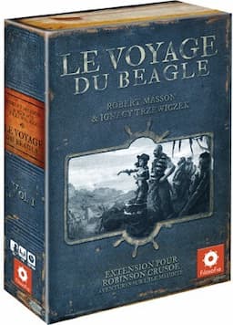 Couverture de Robinson Crusoé - Aventures sur l'Île Maudite - Extension "Le Voyage du Beagle"