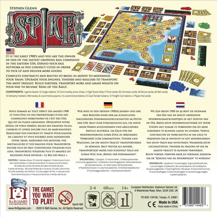 Boîte du jeu : Spike