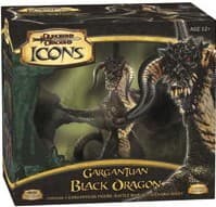 Couverture de Dungeons & Dragons Miniatures : Gargantuan Black Dragon