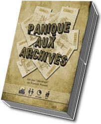 Boîte du jeu : Panique aux Archives
